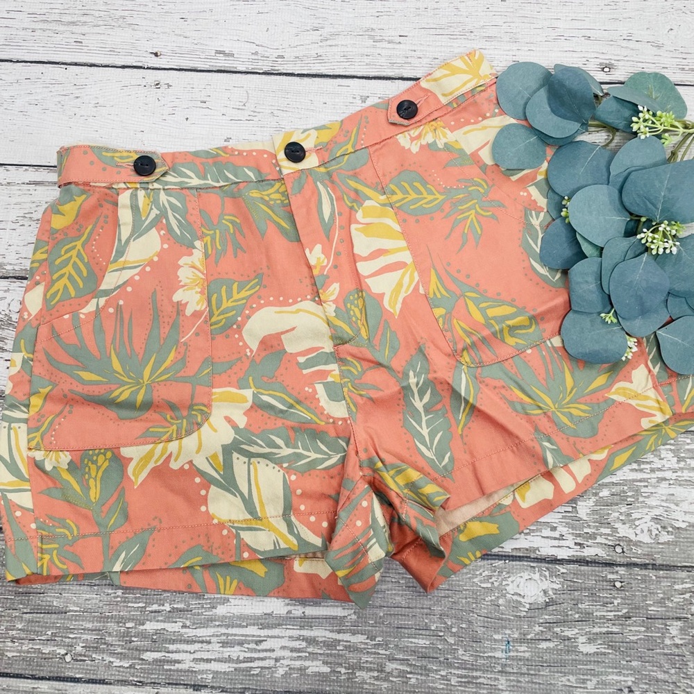 Cynthia Rowley Tropical Print Shorts